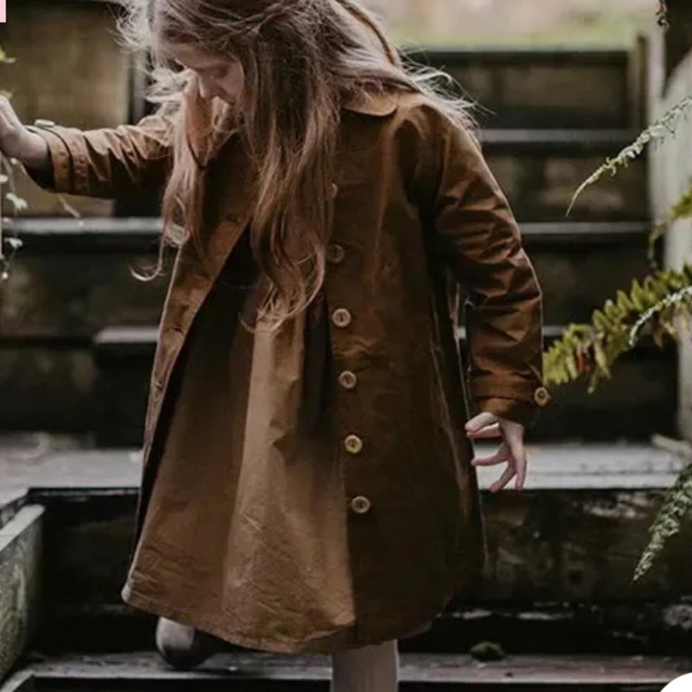 The Simple Folk Element Jacket In Hazelnut- Organic Cotton- Like New Sz 3-4